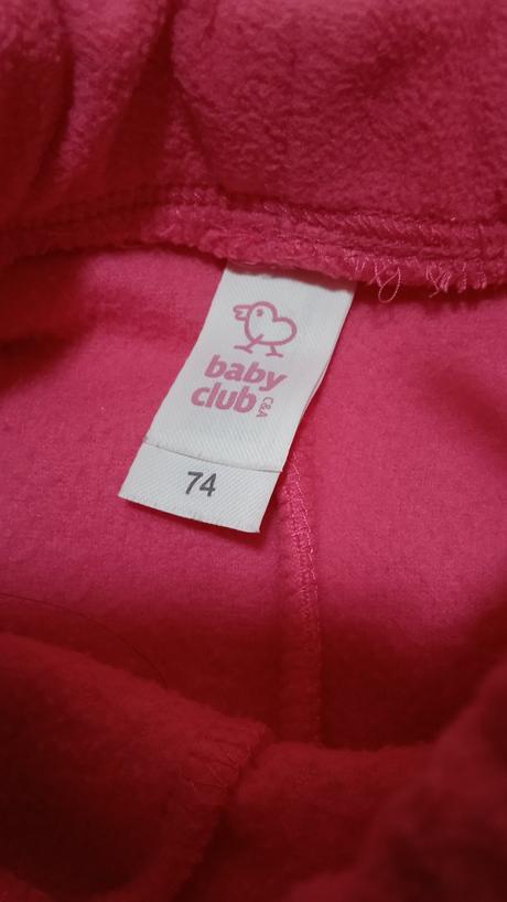 Teplé teplaky, baby club,74