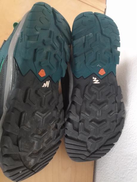 Turistické topánky nízke, quechua,36