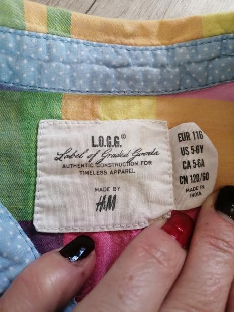 Košieľka +legíny, h&m,116