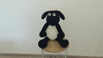 Ovečka shaun - háčkovaná, 