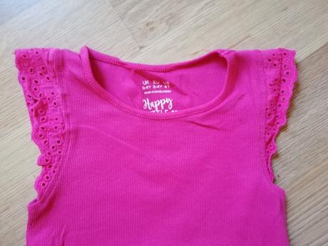 Sýto ružové tričko 98/104, f&f,98