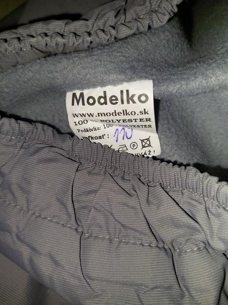 Zateplené nohavice, modelko,110