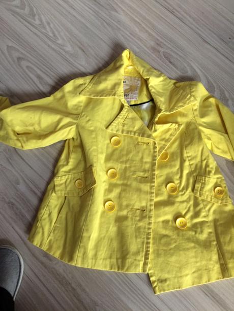 Žlté sako, nenosene, 10 eur, next,152