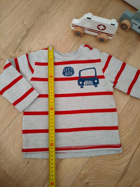Chlapčenská mikina s autom tepla, vel.74-80, f&f,74