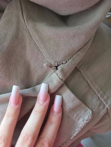 Rifľová oversize košeľa/bundička, 