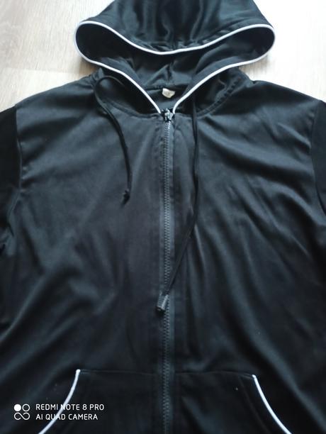 Čierna lahučká mikina, m