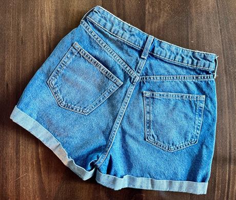 Riflové kraťasy, h&m,34