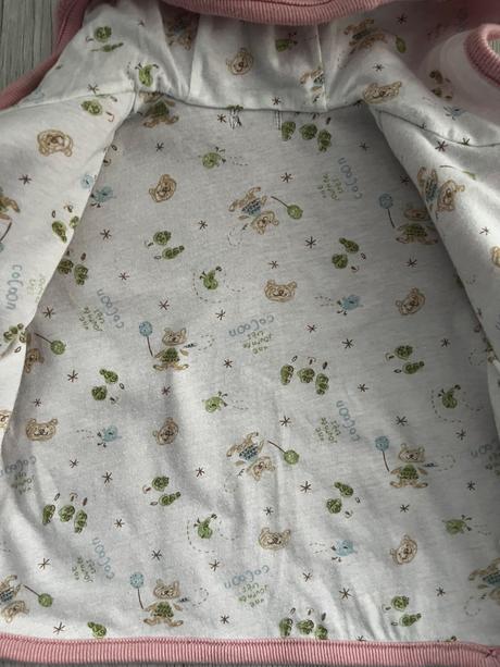 Ružová flísová mikina, 86