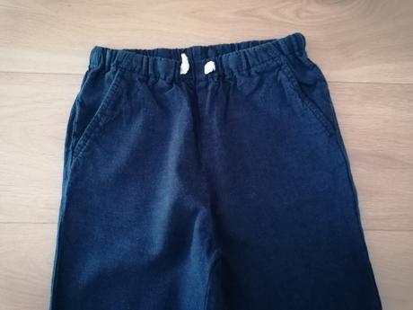2x ľanové nohavice, next,122