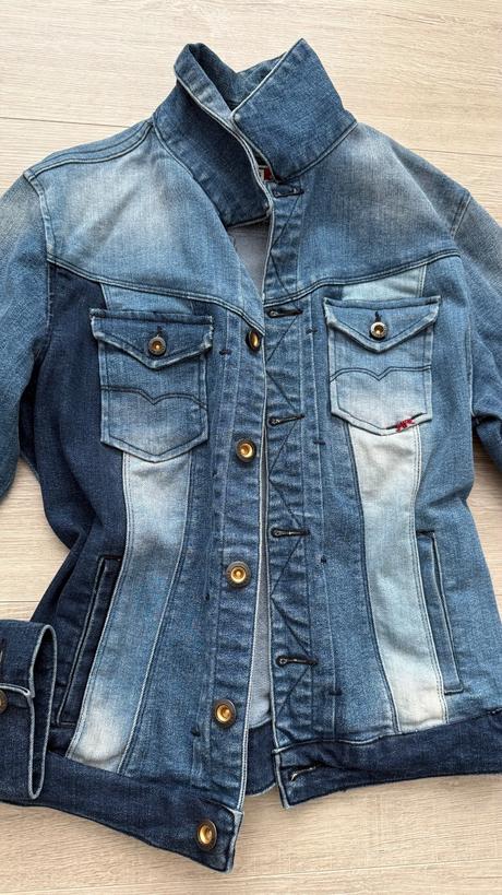 Riflova bunda retro jeans, s