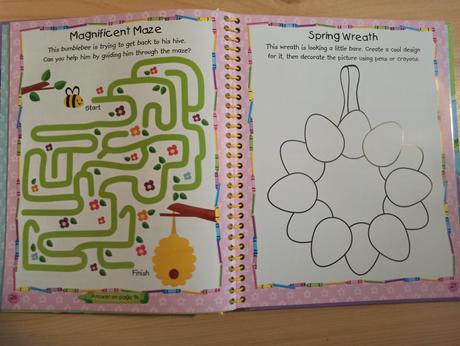 Spring make and do activity book, 