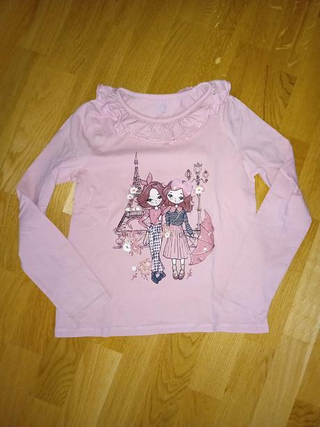 Trčko s dievčatkami, c&a,134