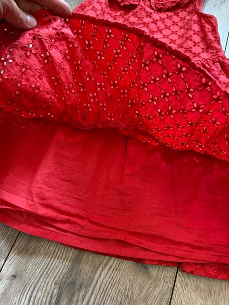 Krásne červené šaty, f&f,116