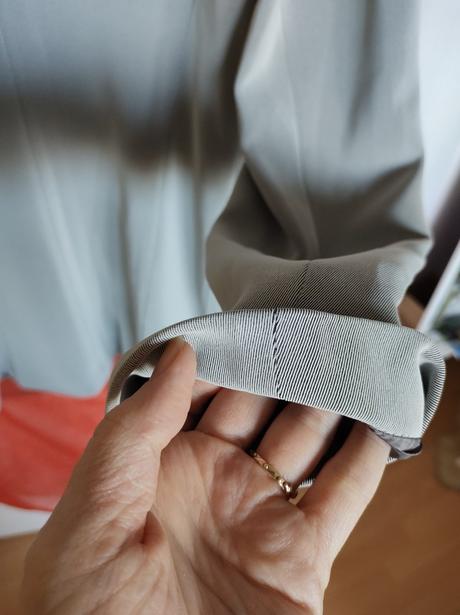 Silver sako-kabát oversize, 