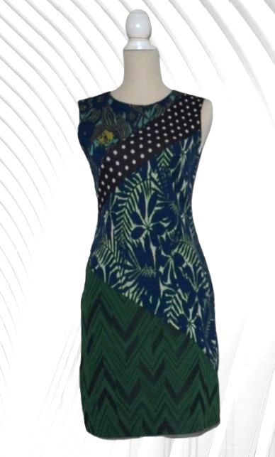 Desigual - letné elastické šaty veľ.m, desigual,m