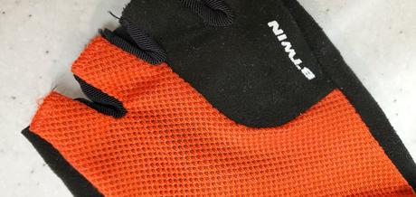 Kratke detske cyklisticke rukavice, decathlon,116