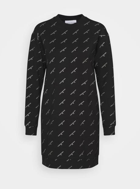 Mikinové šaty calvin klein, calvin klein,l