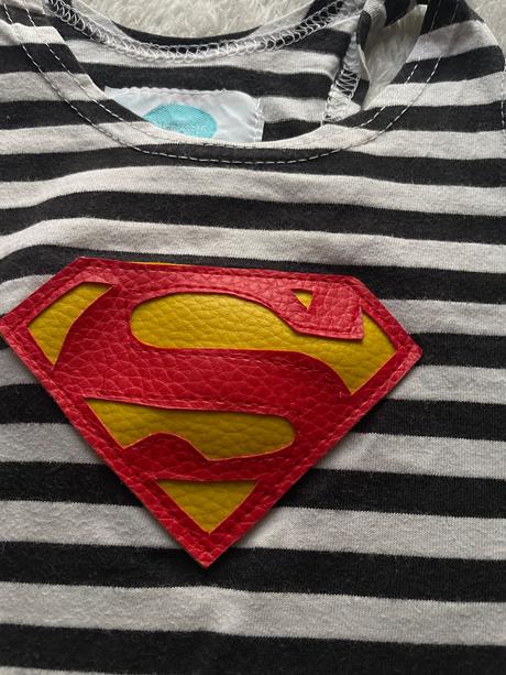 Pruhovane cierno biele tielko piskacie, 98