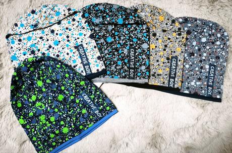 Detské bavlnené frajerské čiapočky, 86 - 158