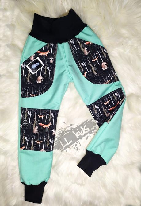 Extra zateplené softshellove nohavice, 86 - 128