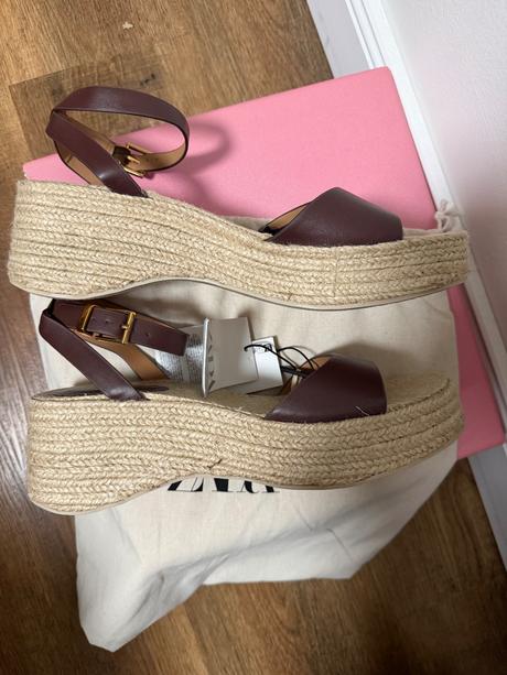 Zara sandále na platforme, zara,39