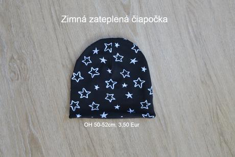 Vypredaj. zimne ciapocky, celenky, setiky, 50 - 158