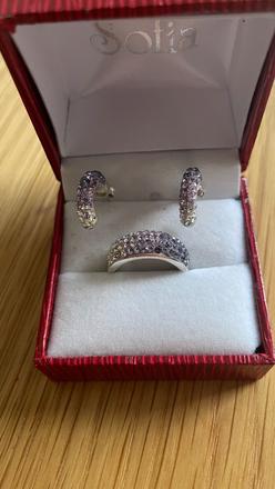 Dámska elegantná súprava swarovski,