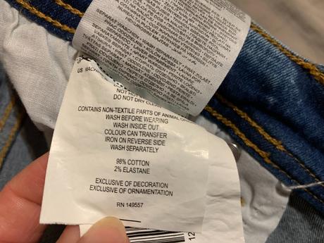 Riflové šortky, new yorker,xl