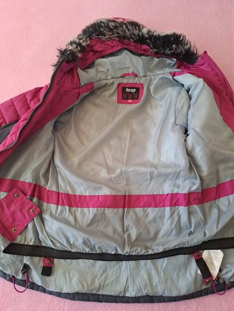 Dievčenská lyžiarka vetrovka, loap,152