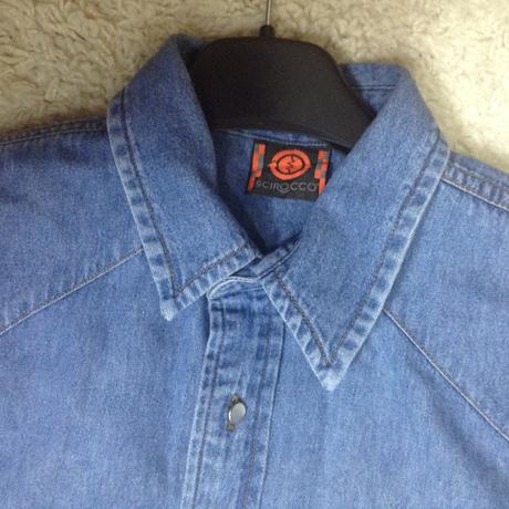 Módná rifľová košeľa, scirocco, m