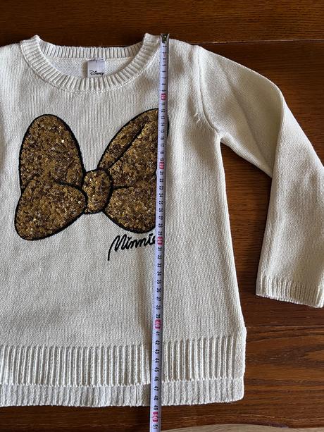 Pulóvrik s minnie mouse mašľou, disney,134
