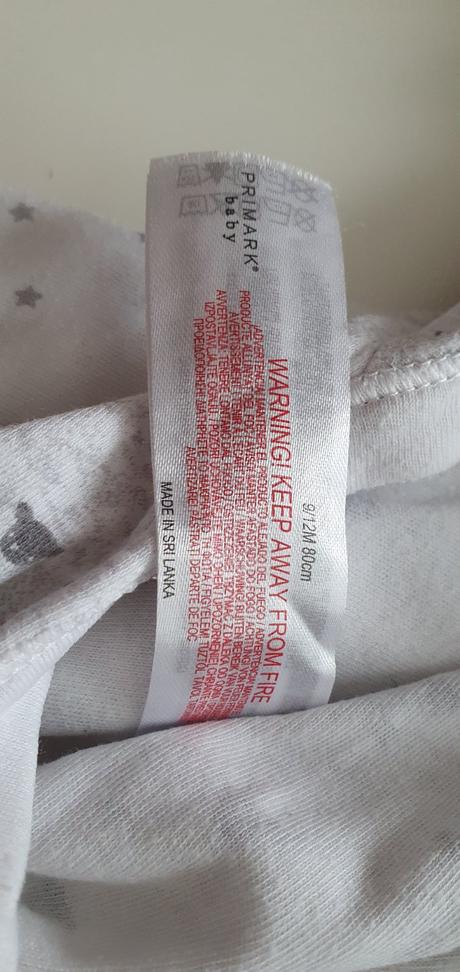 Pyžamá, primark,74