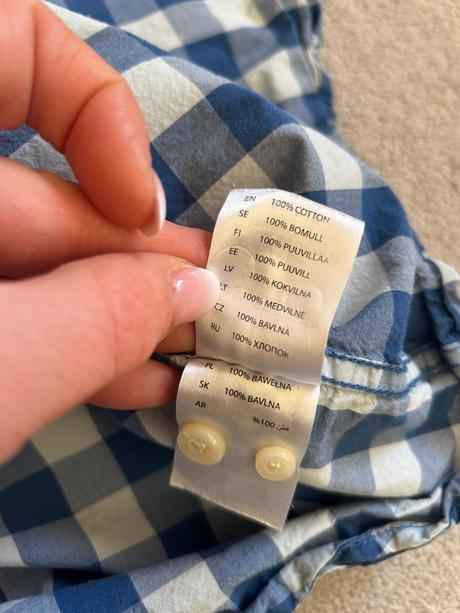 Karovana bavlnena kosela, lindex,l