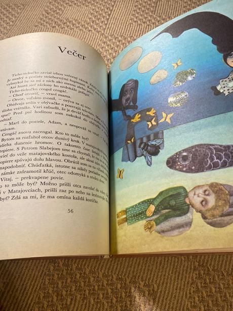 Stará krásna retro kniha rozprávka o lastovičke,