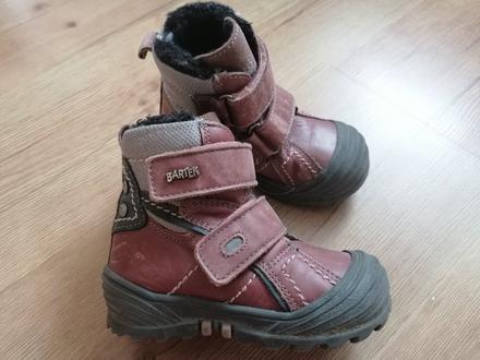 Kožené teplé čižmy/snehule bartek, bartek,23