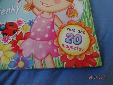 Knizka s magnetkami pre najmensich,