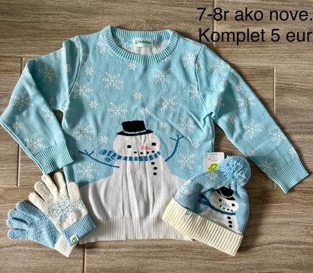 Sveter čiapka rukavice dedolez, 116