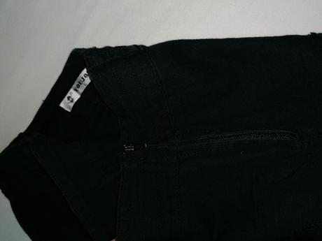 Ľanová a bavlnená sukňa, s