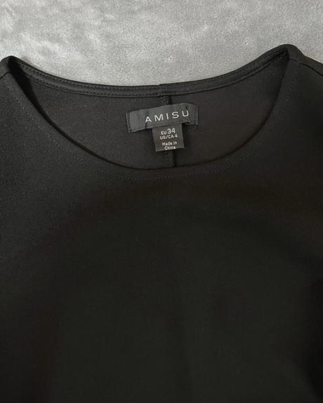 Čierne šaty, amisu,xs