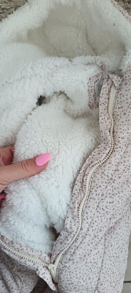 Teplá kombinéza pre dievčatko na zimu, zara,68