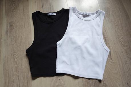Vrúbkované topy zara, zara,s