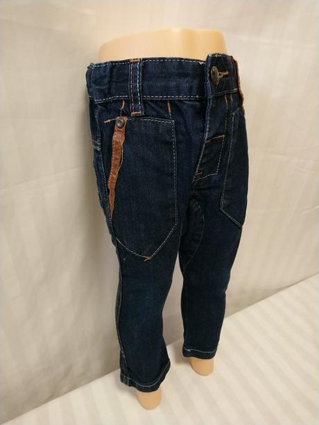 Detské tmavo modré rifle, next, 9-12 m, 80 cm, next,80