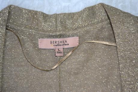Bershka, lurexový svetrík veľ. l/xl, bershka,l