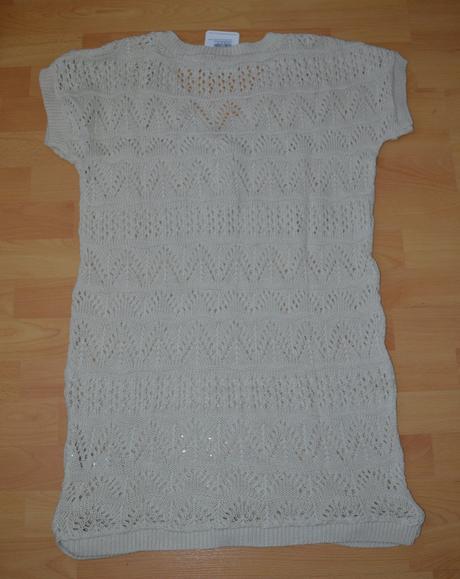 Nenosené pletené-hačkované šaty bennoti, veľ.44/46, 44