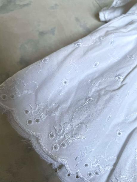 Letná sukňa s madeirou, fishbone,m