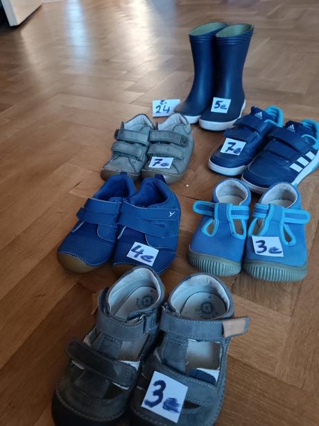 Chlapčenské topánky veľkosti 19-24, 24