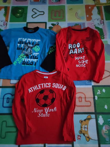 Tričká dlhý rukáv, f&f,128