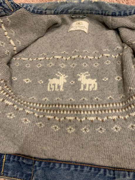 Rifľova bunda zateplena, abercrombie&fitch,164