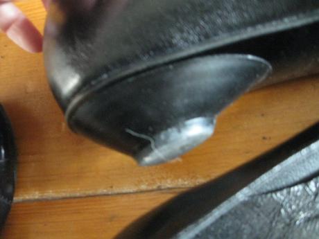 Čierne balerínkové topánky na nízkom opätku 41/42, 41