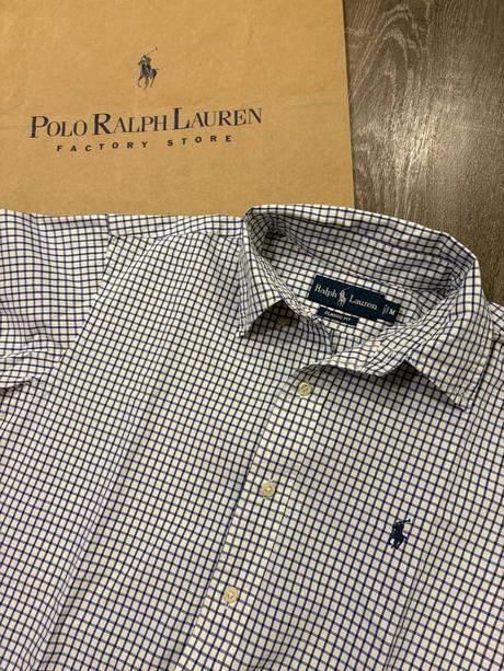 Ralph lauren štylova kockovana košela m, ralph lauren,m
